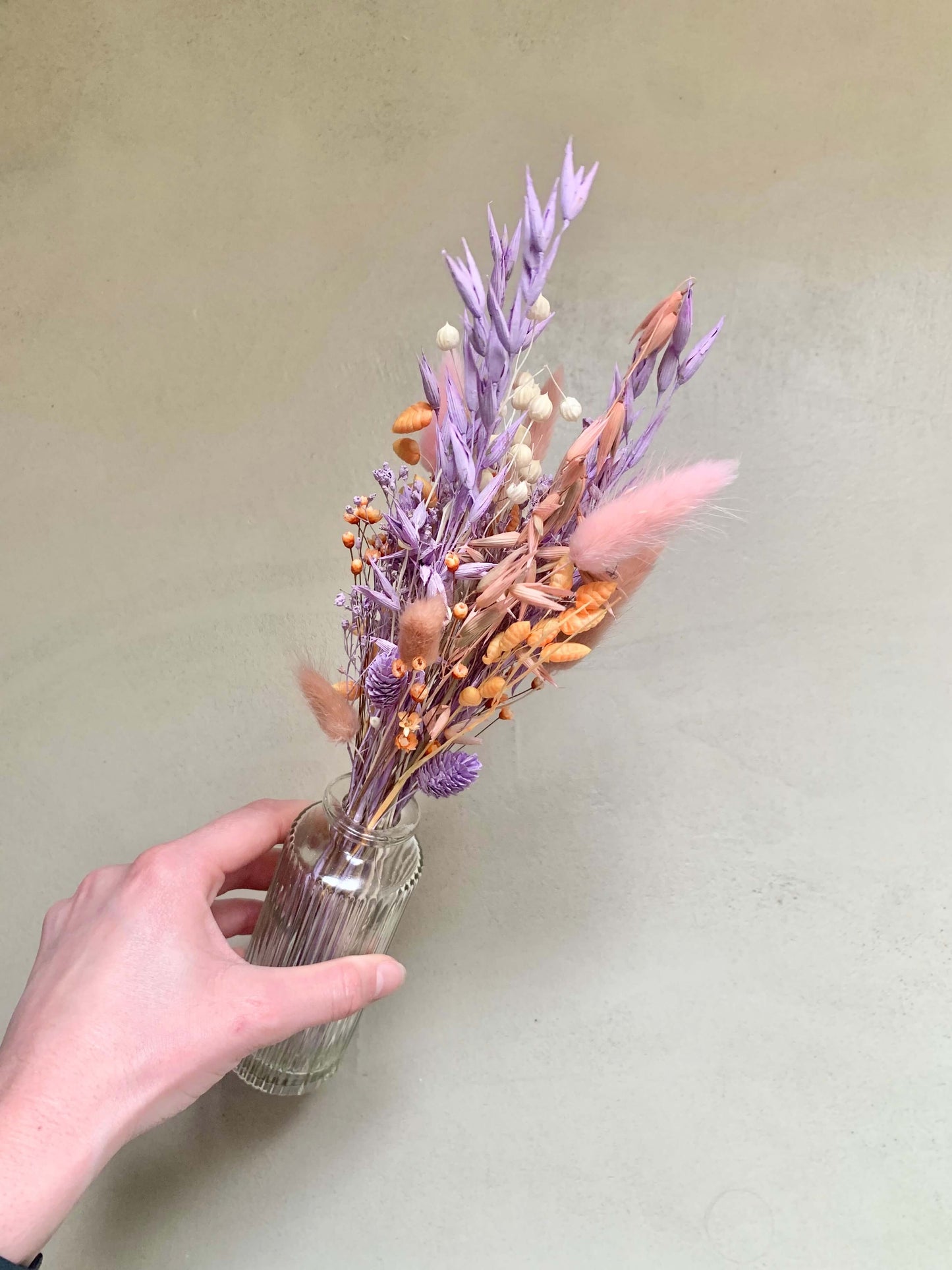 Duo vase et fleurs séchées BelemBouture