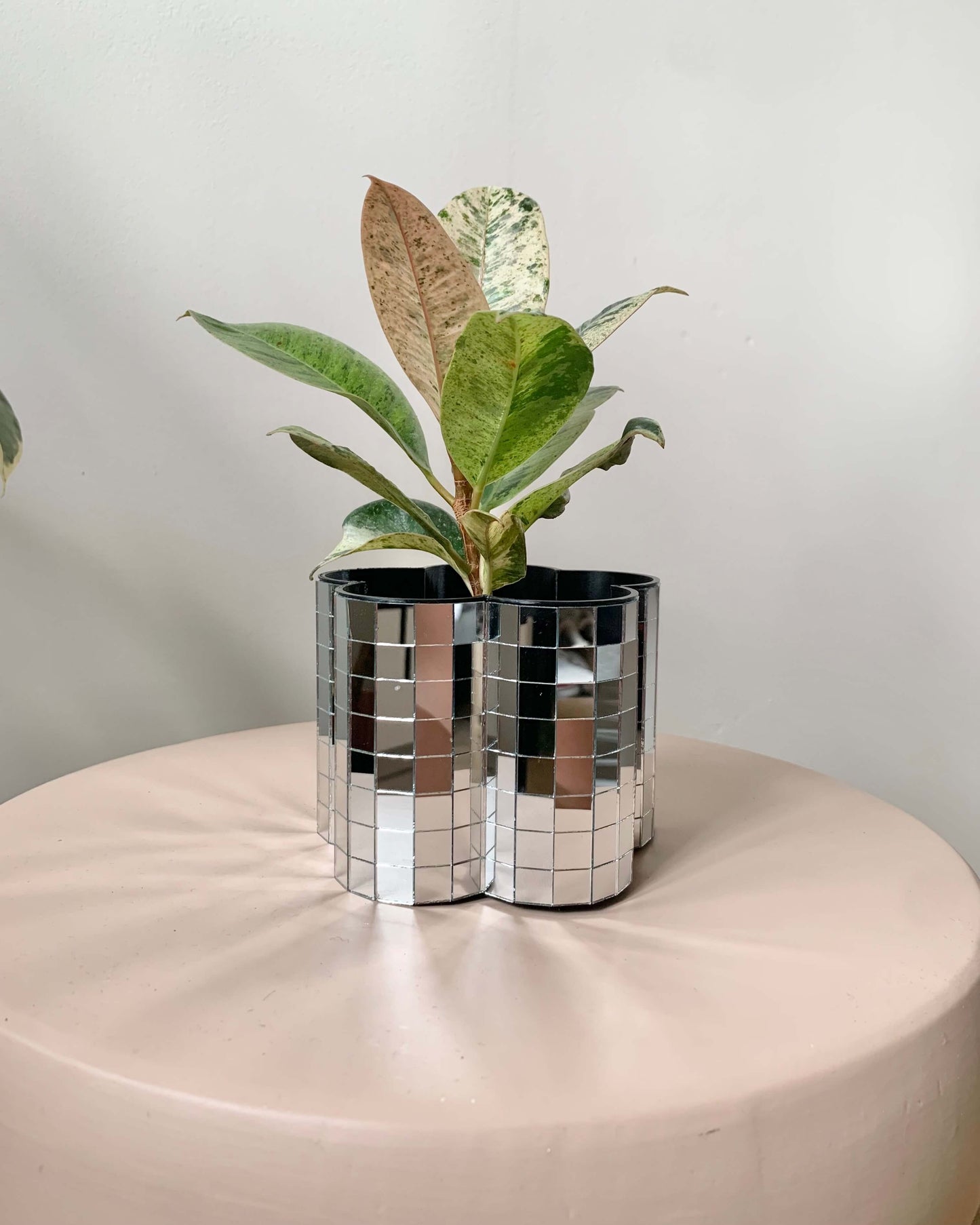 Cache-pot fleur à facettes fabriqué en Alsace ø8cm BelemBouture