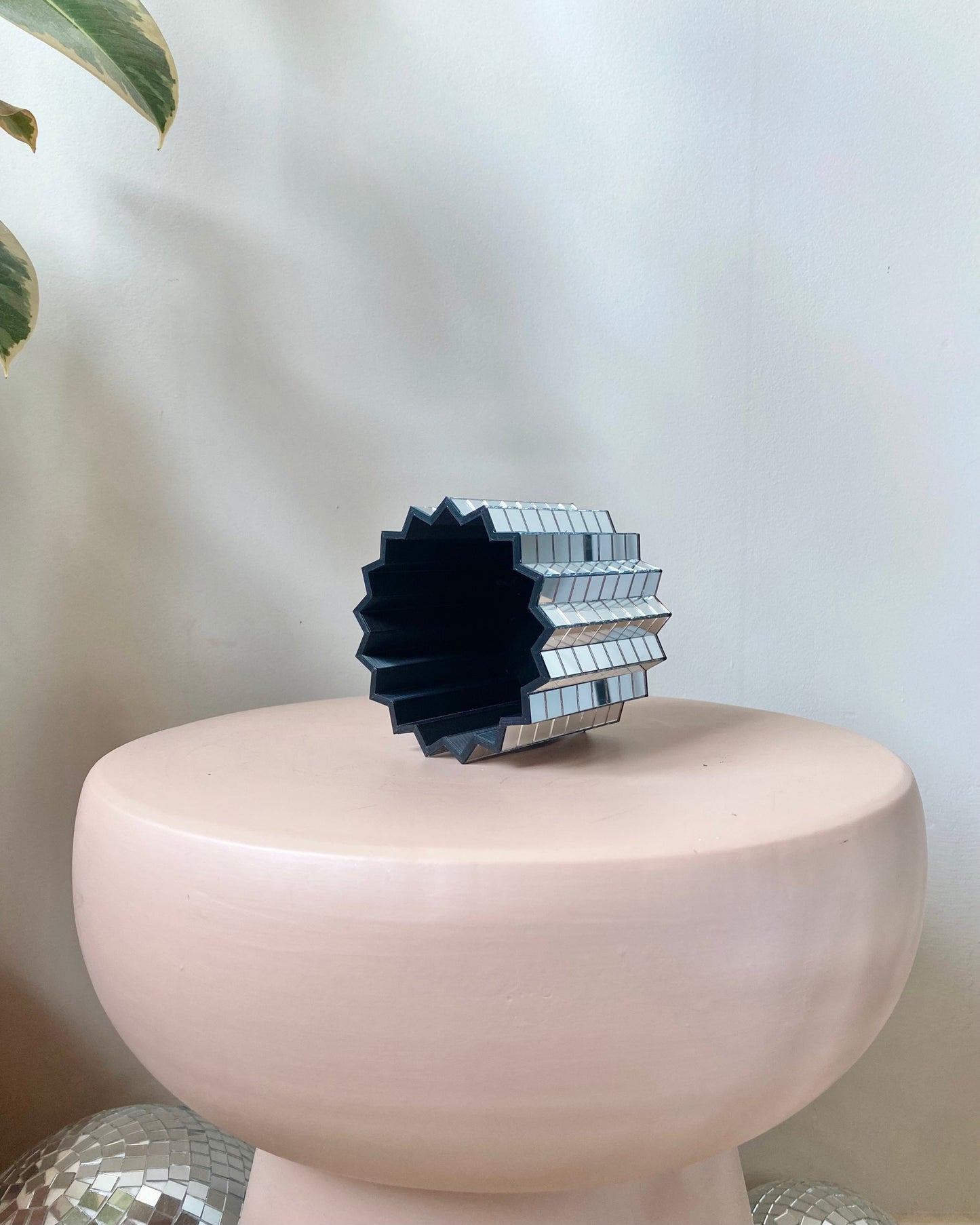 Cache-pot disco à facettes – modèle étoile BelemBouture