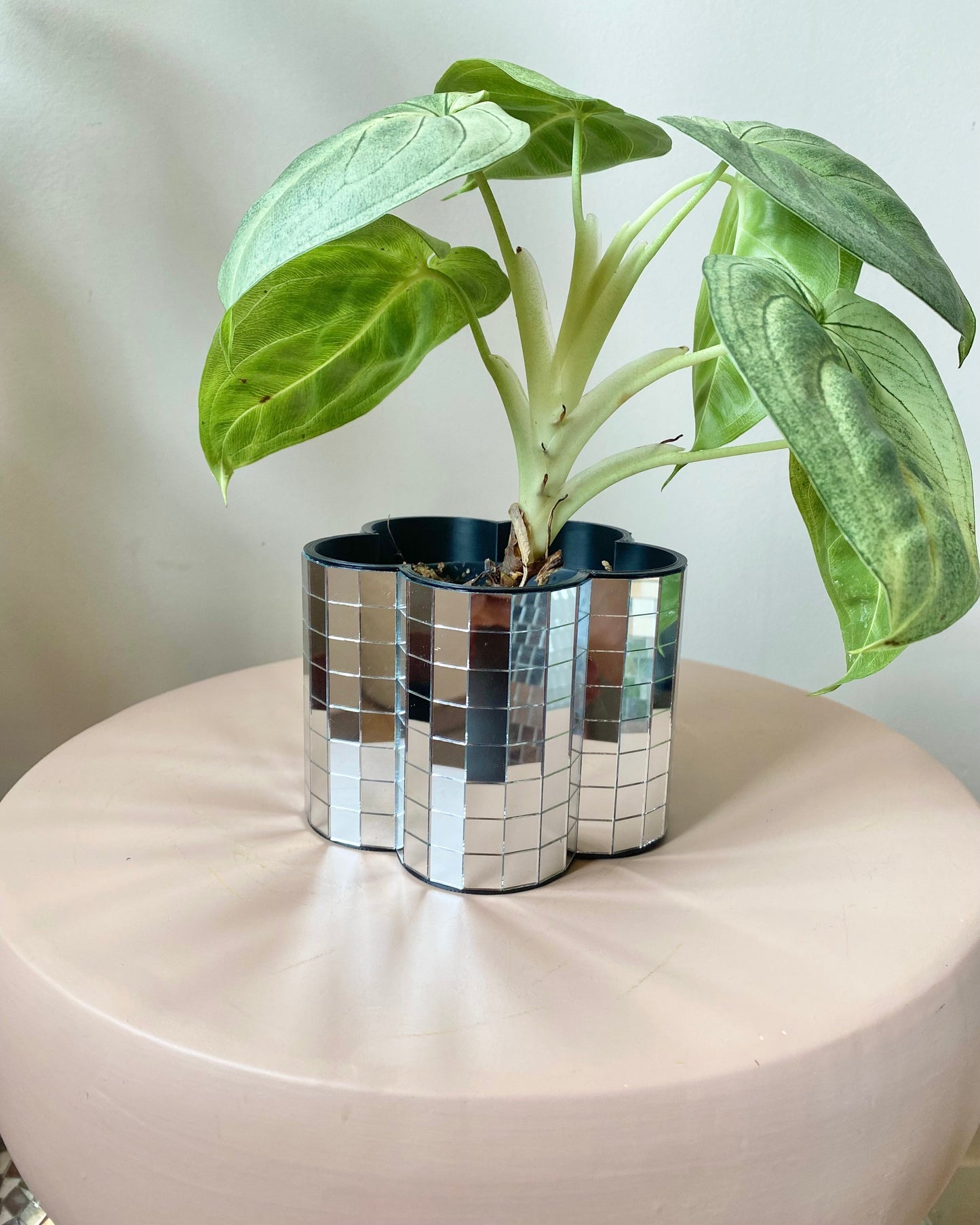 Cache-pot disco à facettes – modèle fleur BelemBouture