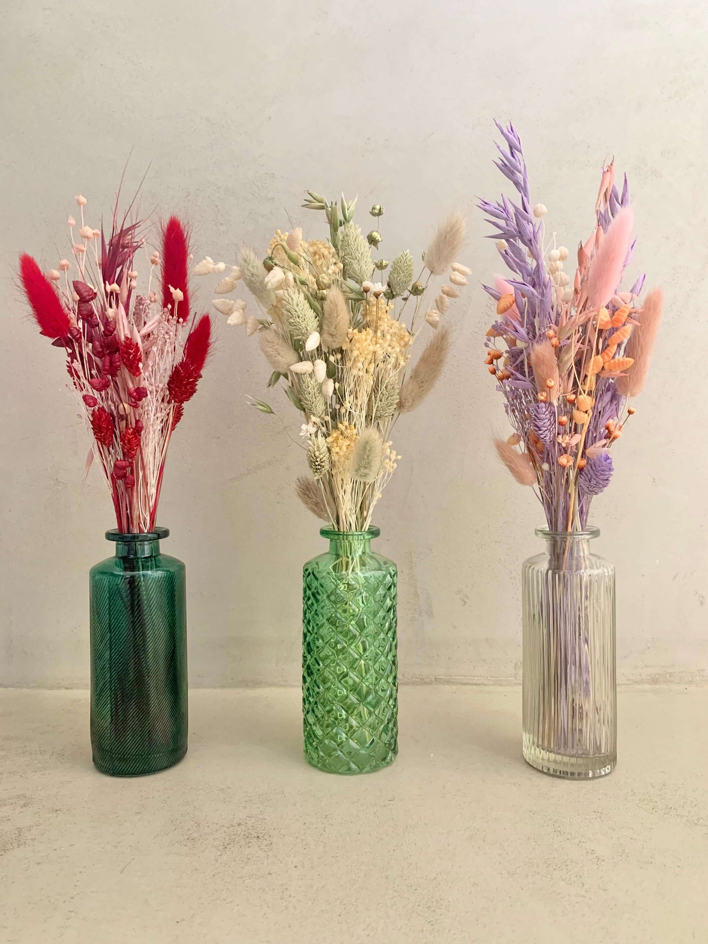 Duo vase et fleurs séchées BelemBouture