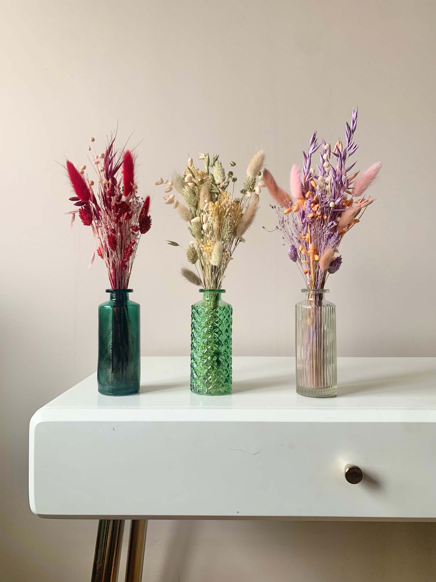 Duo vase et fleurs séchées BelemBouture