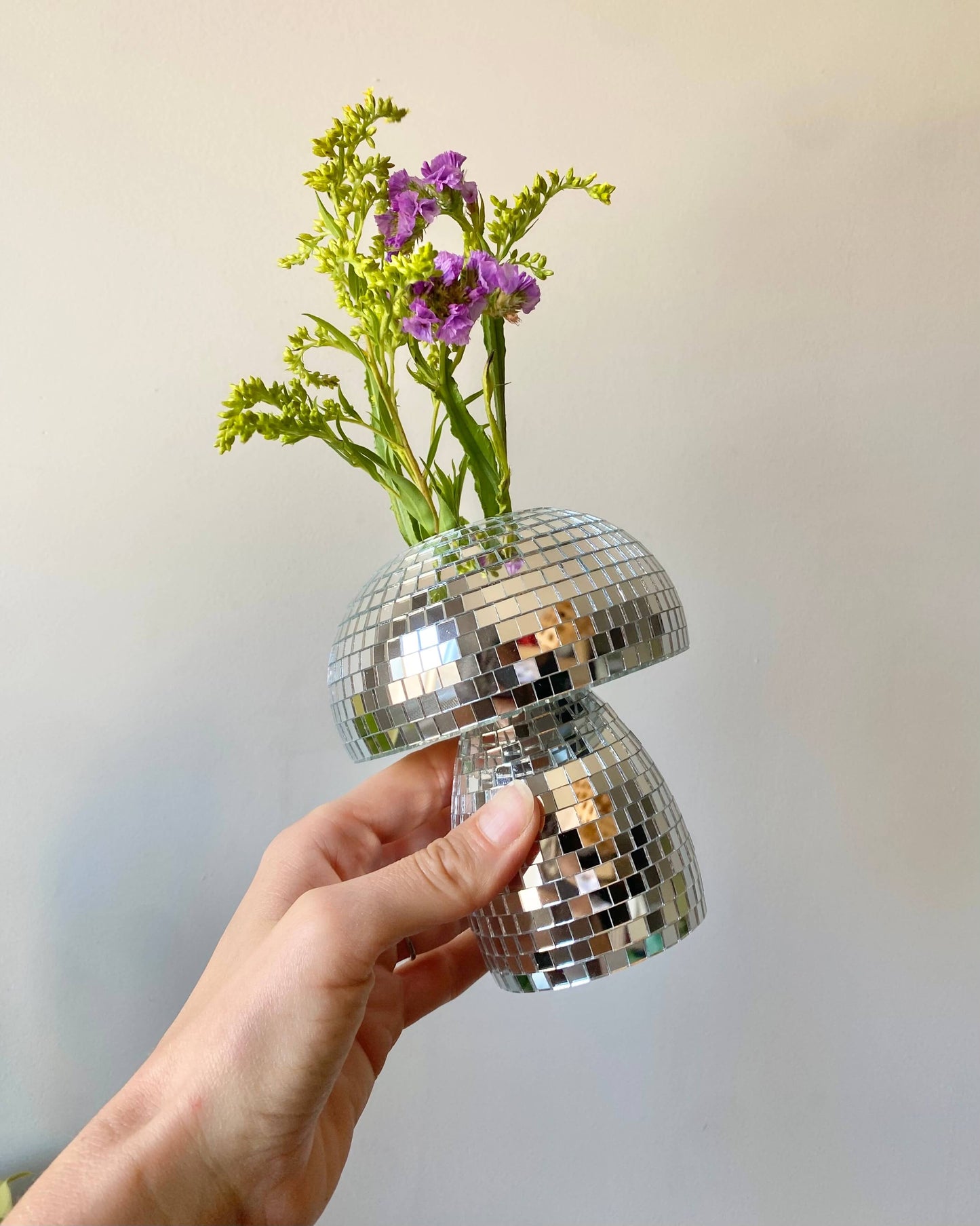 Vase disco à facettes – modèle champignon BelemBouture
