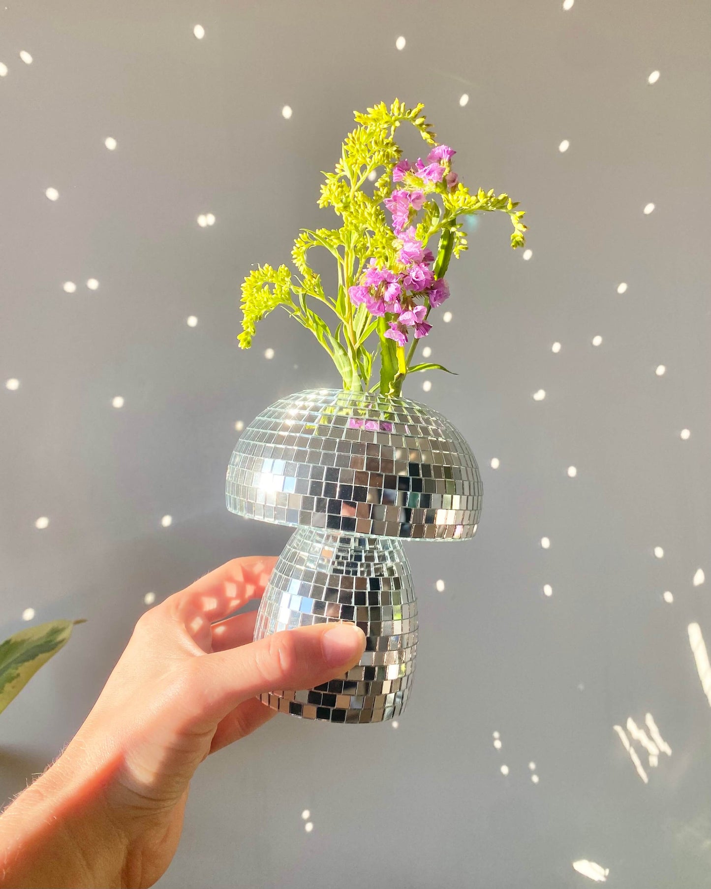 Vase disco à facettes – modèle champignon BelemBouture