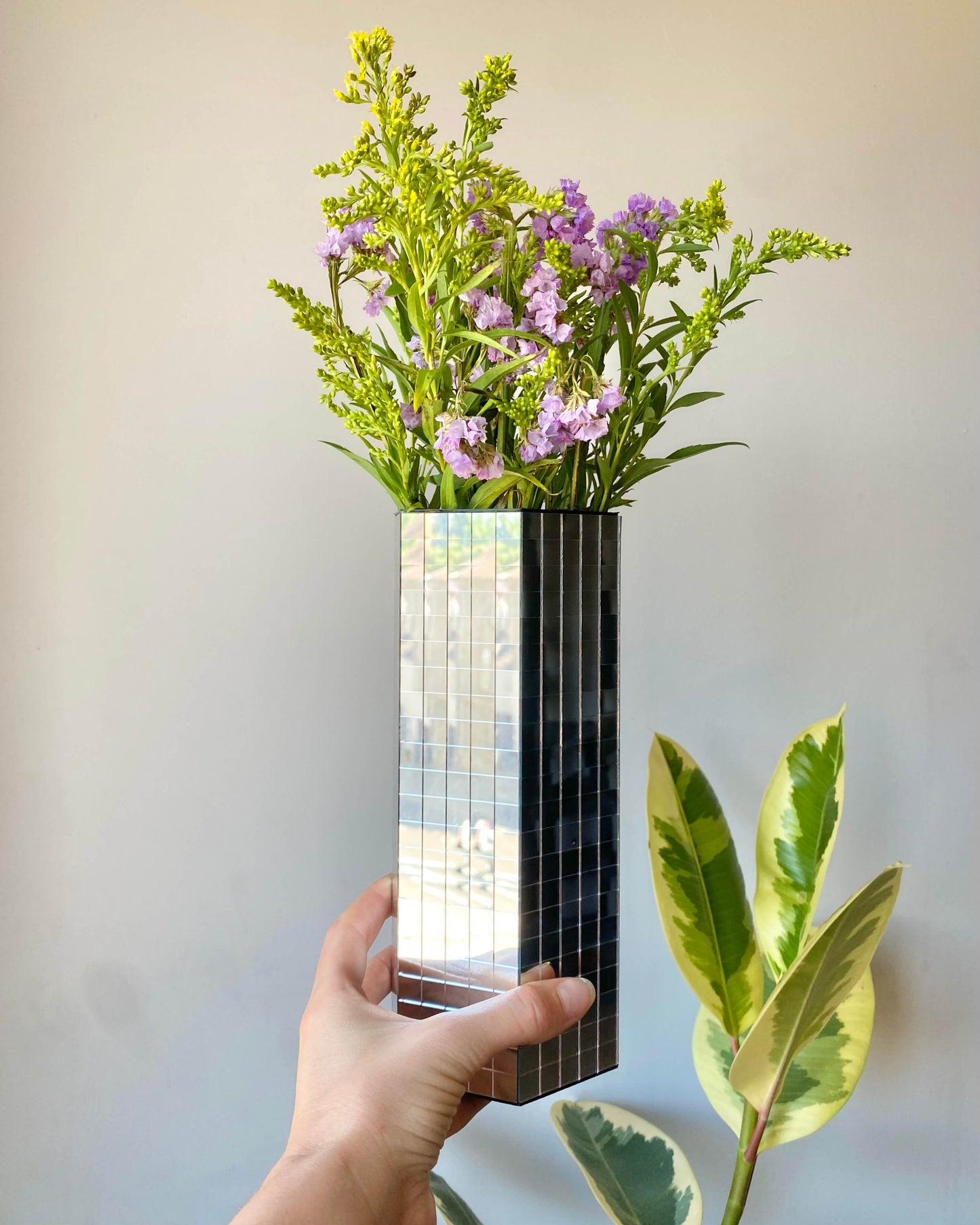 Vase disco à facettes – modèle hexagone BelemBouture