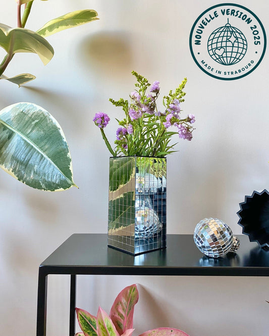 Vase disco à facettes – modèle carré BelemBouture