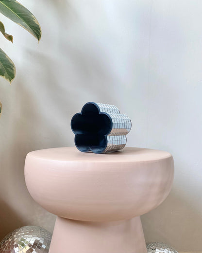 Cache-pot disco à facettes – modèle fleur BelemBouture
