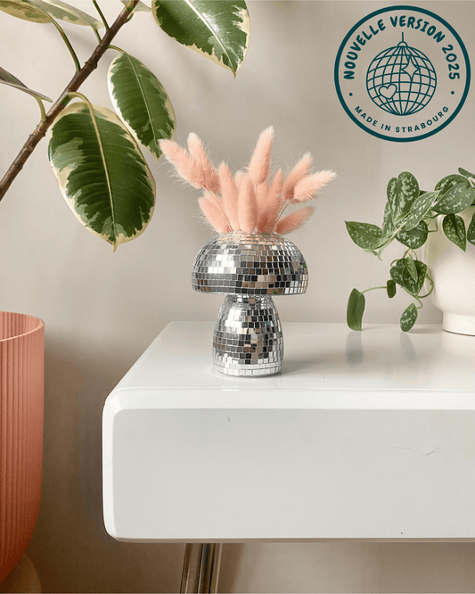 Vase disco à facettes – modèle champignon BelemBouture