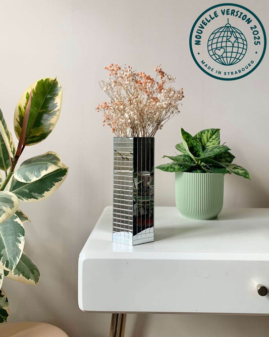 Vase disco à facettes – modèle hexagone BelemBouture